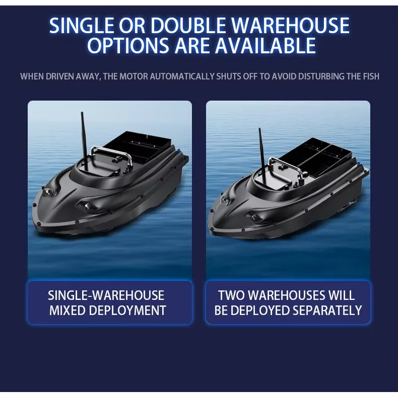 Fishing Boat Gps - เรือตกปลาพร้อมระบบนำเหยื่ออัตโนมัติ ควบคุมระยะไกล ค้นหาปลาด้วย GPS สำหรับตกปลาคาร์พ