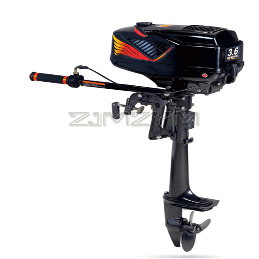 Fishing Boat Outboard Motor - เครื่องยนต์เรือ 2 จังหวะ 3.6 แรงม้า แบบระบายความร้อนด้วยน้ำ