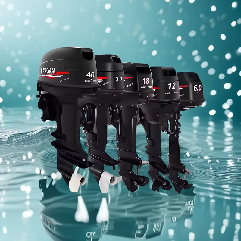 Fishing Boat Outboard Motor - เครื่องยนต์ติดท้ายเรือ 2 จังหวะ 6 แรงม้า 12