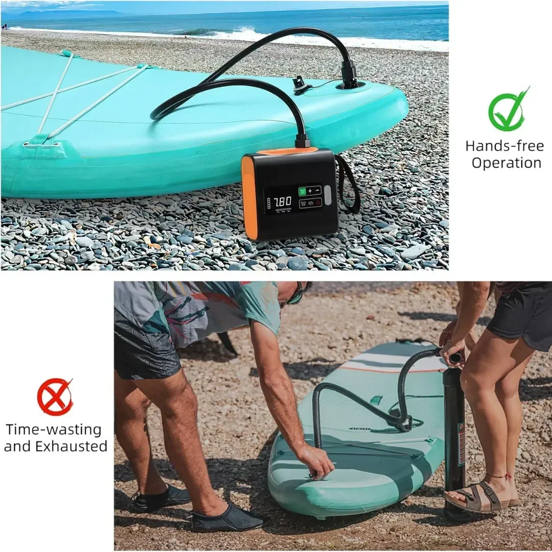 ปั๊มลมพกพาสำหรับตั้งแคมป์กลางแ - Fishing Boat Oar บทวิจารณ์และราคา