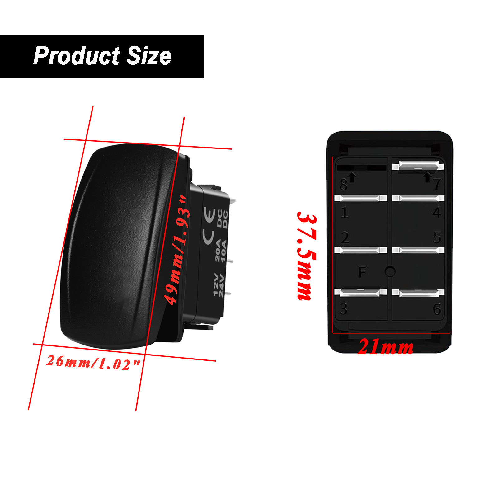 สวิตช์โยกแบบกันน้ำ 12V/24V พร้ - Fishing Boat Anchor บทวิจารณ์และราคา