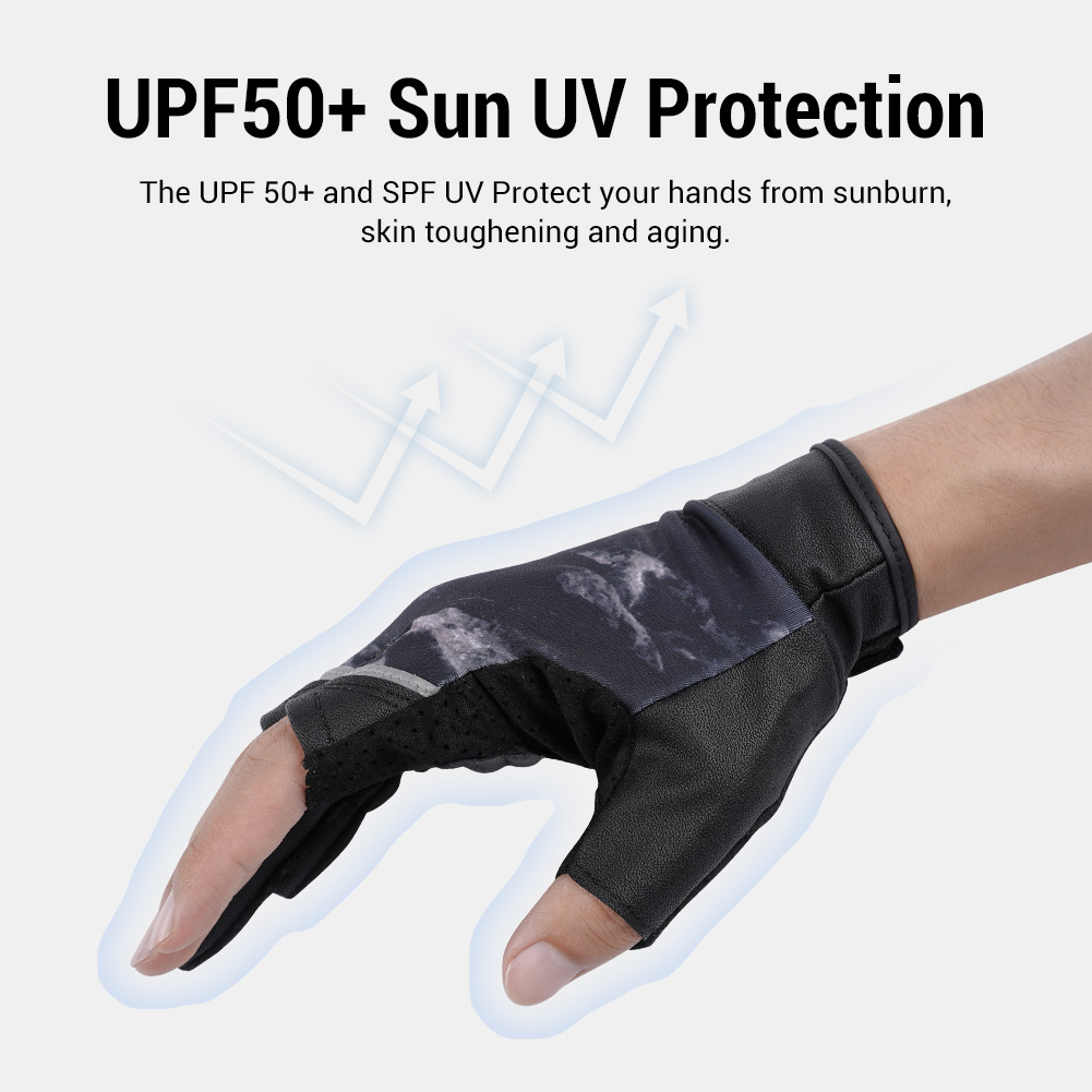 Noeby ครึ่งนิ้วถุงมือตกปลา UPF - Fishing Boat Oar บทวิจารณ์และราคา