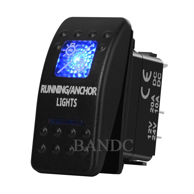 สวิตช์ไฟ LED สีน้ำเงินสำหรับวิ - Fishing Boat Anchor บทวิจารณ์และราคา