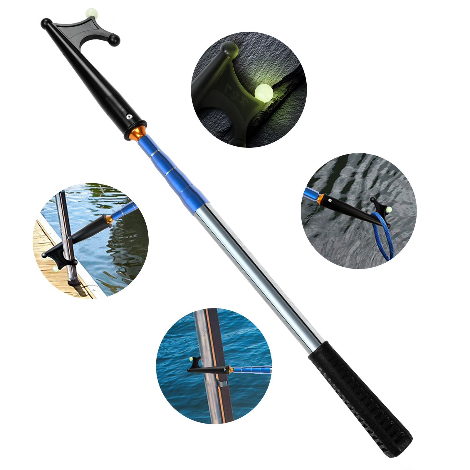 SANLIKE Retractable Luminous เ - Fishing Boat Trailer บทวิจารณ์และราคา