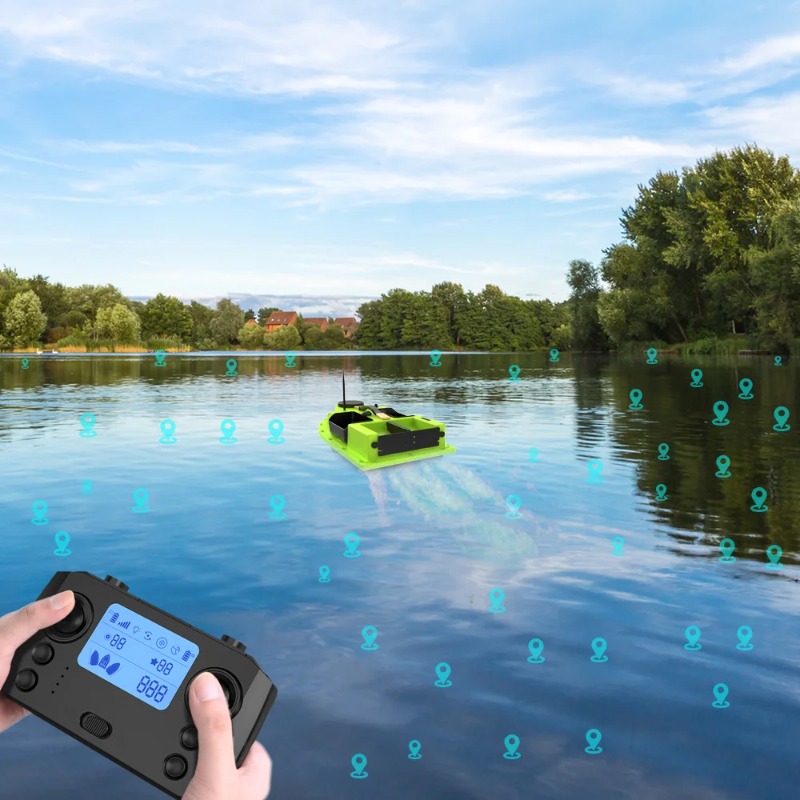 เรือตกปลาบังคับวิทยุ D19 GPS ร - Fishing Boat Gps บทวิจารณ์และราคา
